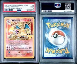 Pokemon TCG 2021 Charizard 4/102 PSA 9 Celebrations Classic Collection Holo - Image 5