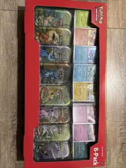 Pokemon Prismatic Evolutions Costco Mini Tins Cosmo Promo Cards (8 Cards Total) - Image 1