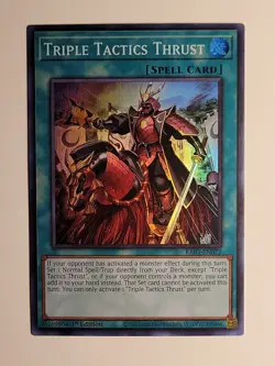 Yugioh Triple Tactics Thrust RA03-EN072 Super Rare 1st Ed - Image 1