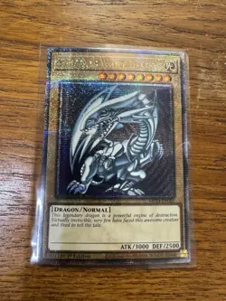 Yugioh! - Blue Eyes White Dragon - MP24-EN001 Quarter Century Secret Rare - Image 1