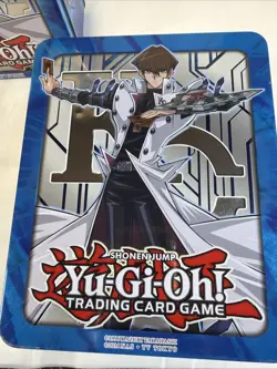 Lot of 2 EMPTY YuGiOh! 2017 Mega Tin Yugi Moto. Excellent Condition. Konami. Tin - Image 2