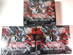 Yugioh Supreme Darkness Booster Box new factory sealed lot of three - Image 1