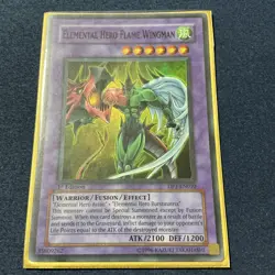 Elemental Hero Flame Wingman 1st Edition #DP1-EN010 YuGiOh TCG - Image 1