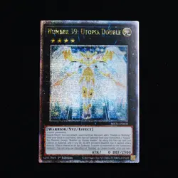 Yugioh! - Number 39: Utopia Double MP24-EN031 Quarter Century Secret Rare NM - Image 1