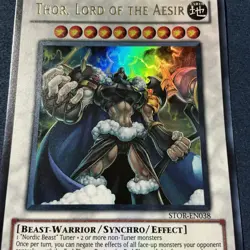 Yugioh Thor, Lord of the Aesir STOR-EN038 Ultimate Rare Unlimited - Image 4