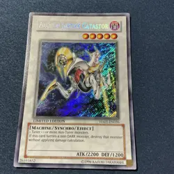 Yugioh Ally Of Justice Catastor HA01-EN026 Secret Rare Limited Edition NM - Image 2