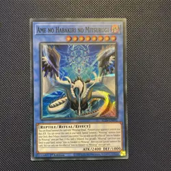 ALIN-EN092 Ame no Habakiri no Mitsurugi Super Rare 1st Ed YuGiOh - Image 3
