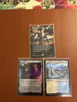 Magic: The Gathering 3 Card Lot - Final Fantasy - 1 Rare, 1 Common Foil, 1 Land - Image 1