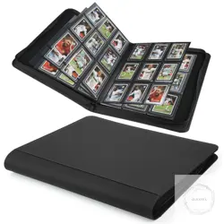 Toploader Binder,Toploader Hard Cases, 9-Pocket Pages Sleeves Hold up 288 Cards. - Image 1