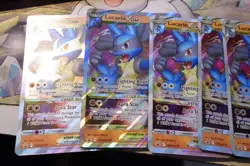 Lucario VSTAR SWSH214 JUMBO OVERSIZED Black Star Promo Pokemon 6 Card Lot - Image 2