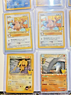 POKEMON CELEBRATIONS ULTRA RARE HOLOGRAPIC 10 CARD LOT TCG GYARADOS ZAPDOS MINT - Image 2