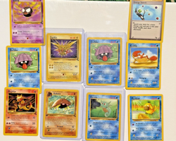 FOSSIL POKEMON 28 CARD LOT 1st EDITIONS & RARE LP-NM 1999 VINTAGE TCG NON-Holo - Image 4