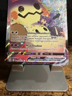 Pokemon Mimikyu VMAX TG17/TG30 Brilliant Stars Trainer Gallery Holo NM TCG Card - Image 3
