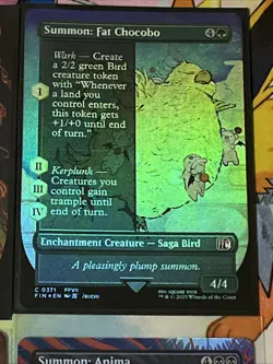 Final Fantasy Magic The Gathering Summon Borderless Foil Card Lot 9x Cards N/M - Image 5