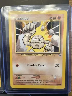 Vintage Pokemon Card Lot Of 5 LP-MP Gym Challenge And Neo Revelation - Image 4