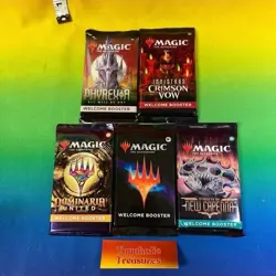 Magic the Gathering Welcome Booster Card Packs Lot MTG - Image 1