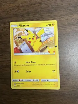 Pokemon Pikachu TCG 25/25 McDonald's 25th Anniversary Promo Card LP-NM Non Holo - Image 1