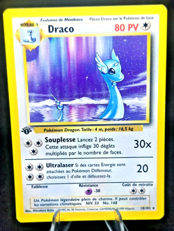 Pokemon Card - 1st Edition Draco Dragonair - (18/102) French Base Set ***NM*** - Image 1