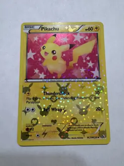 Pokemon Pikachu TCG Holo Card RC7/RC25 Legendary Treasures Radiant Collection - Image 1