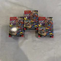 Pokemon Mega Evolution Booster Box Bundle TCG Trading Card Game SEALED Lot Of 3 - Image 1