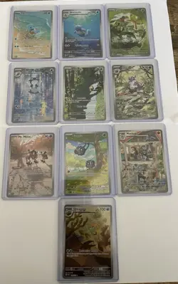 Pokemon 151 Card Lot. 10 Cards- IR - - NM Condition. - Image 1