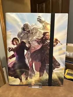 Dominaria United Karn and Weatherlight 9 Pocket PRO Binder Card Storage Holder - Image 1