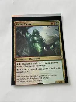 FOIL LIVING TWISTER MISPRINT - NFC Miscut/Off-Centered - MTG Magic the Gathering - Image 1