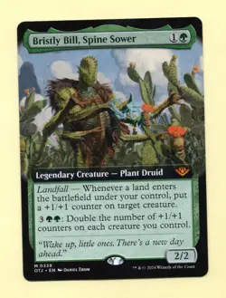 2024 Magic: The Gathering OTJ Extended Art BTISTLY BILL, SPINE SOWER Mythic NM/M - Image 1