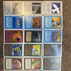 MTG Unlimited Lot Of 15 - All Rare - Zombie Master, Lord Of Atlantis & More!!! - Image 1