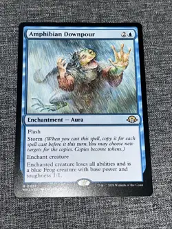 Amphibian Downpour (NM/M Non-Foil) MH3 0051 Rare MTG - Image 1