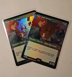 2x MTG Mary Jane Watson #0229 Borderless Rare Marvel’s Spider-Man (SPM) FOIL - Image 1