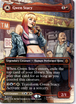 Gwen Stacy (0202) (Borderless) Marvel's Spider-Man Regular - Image 1