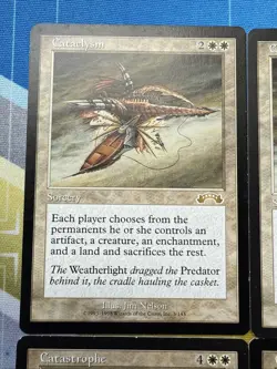 Magic The Gathering Exodus Cataclysm #3/143 x3! + Catastrophe #6/350 x3 Lot!!! - Image 2