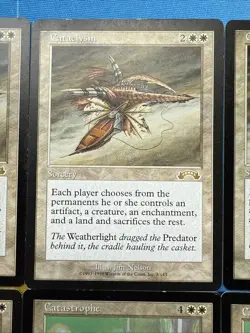 Magic The Gathering Exodus Cataclysm #3/143 x3! + Catastrophe #6/350 x3 Lot!!! - Image 3
