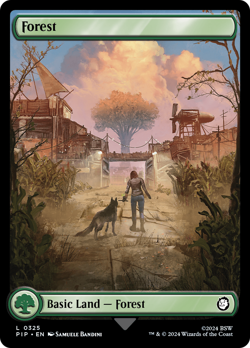 Forest (0325) [Fallout] Magic MTG - Image 1