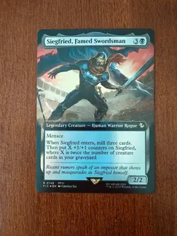 Siegfried, Famed Swordsman (Extended Art Foil) - MTG Commander: FF (FIC) #149 - Image 1