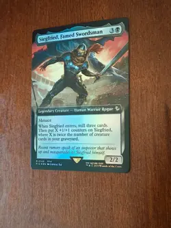 Siegfried, Famed Swordsman (Extended Art Foil) - MTG Commander: FF (FIC) #149 - Image 2
