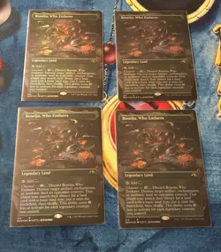 Boseiju, Who Endures Playset Foil X4 Borderless Kamigawa: Neon Dynasty (NEO) Mtg - Image 1