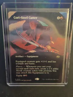 Cori-Steel Cutter (Borderless) Tarkir: Dragonstorm Foil - Image 1