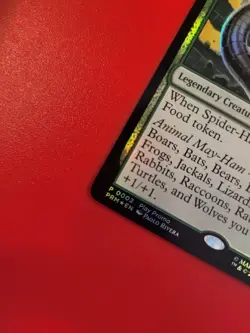 *FOIL* promo Spider-Ham, Peter Porker. Spider-Man Commander Party. LP. MTG. - Image 3