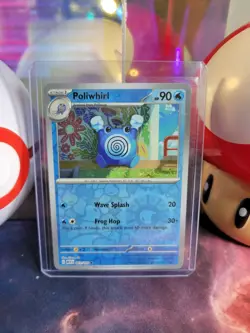 Poliwhirl 61/165 Pokemon TCG S&V 151 Reverse Holo Common NM - Image 1