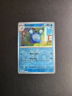 Poliwhirl 61/165 Pokemon TCG S&V 151 Reverse Holo Common NM - Image 2
