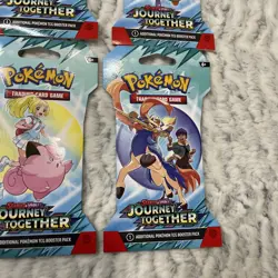 Pokemon Journey Together Pack Art Set - 4 Packs Per Set - Sealed & Unweighed - Image 3