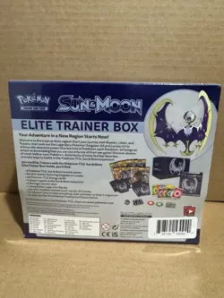 Pokemon Sun and Moon Lunala Elite Trainer Box (Imperfect Box Factory Sealed) - Image 2