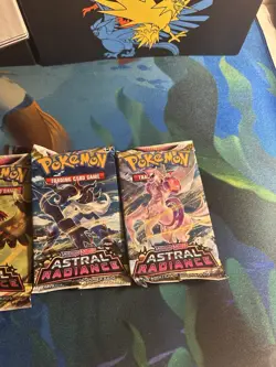 Pokemon Sword & Shield Astral Radiance Blister Booster Pack Complete Art Set - Image 3
