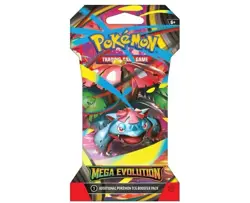 Mega Evolution Sleeved Booster Pack Pokemon Mega Evolution - Image 1