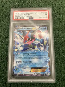 2016 Pokemon XY Black Star Ash-Greninja EX Promo A.G. EX BOX Psa 5 - Image 1
