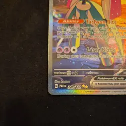 Pokemon TCG Iron Valiant EX Paradox Rift 249/182 Special Illustration Rare - Image 5