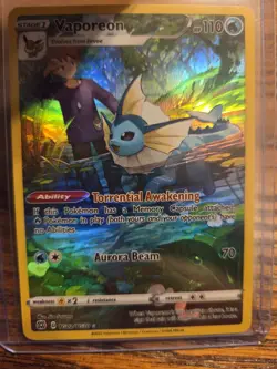 Vaporeon 2022 Pokemon Sword & Shield Brilliant Stars FULL ART HOLO TG02/TG30 - Image 1