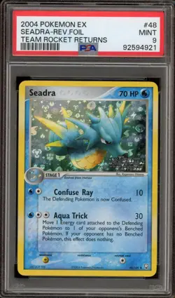 Pokemon Seadra EX Team Rocket Returns Reverse Holo #48 PSA 9 Mint - Image 1